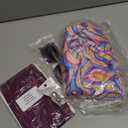 Janmercy 5 Pcs 70s Disco Outfit for Women Hippie Costumes Accessories 70s 80s Halloween Decades Party Cosplay (Large)