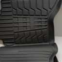 3W Floor Mats for 2019-2025 2026 Ram 2500/3500 Crew Cab with Bucket Seat (Not for PTO KIT Models), All Weather TPE Custom Fit Dodge Ram 2500/3500 Floor Liners 1st & 2nd Row (for Carpet Floor), Black