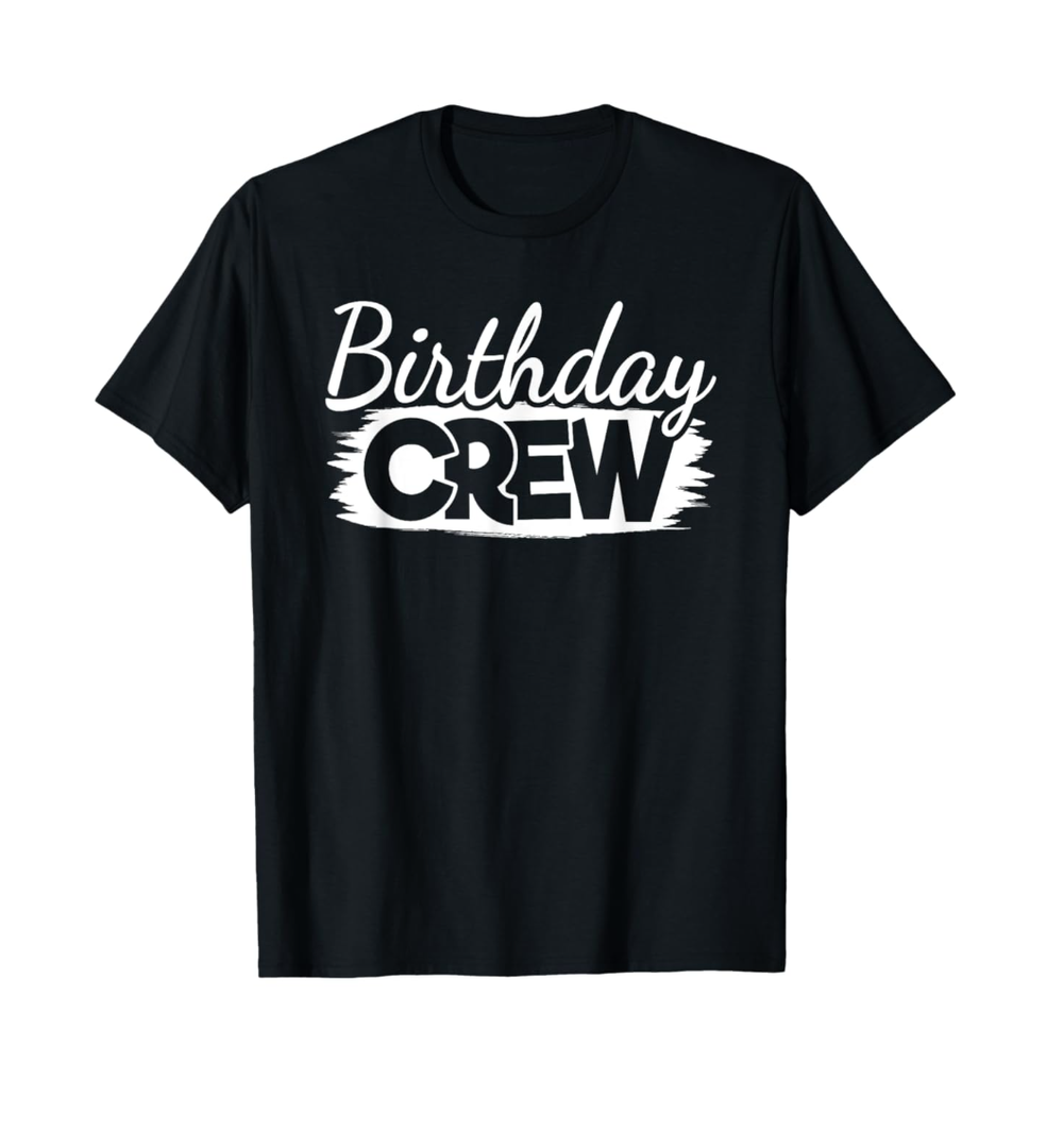 Funny Birthday Crew Birthday Party Boys Girls Kids T-Shirt 4T