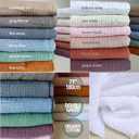 siliteelon Womens Button Down Shirts Cotton Long Sleeve Oversized Boyfriend Blouses Collared Dress Tops with Pockets (Blue, M)