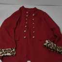 SweatyRocks Women's Casual Blazers Button Open Front Lightweight Work Office Suit Jackets Blazer, Burgundy, X-Large