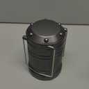 Lichamp LED Camping Lantern, 4 Pack Battery Powered Flashlight for Power Outages, Portable Collapsible Hanging Light Essential for Home, Outdoor, Emergency Lamp Survival Kit Gear for Hurricane, Gray