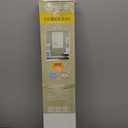 Cordless Light Filtering Mini Blind - 23 Inch Width, 72 Inch Length, 1" Slat Size - Pearl White - Cordless GII Morningstar Horizontal Windows Blinds for Interior by Achim Home Decor