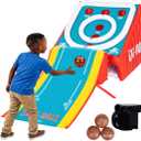 Flybar FunPark Giant Inflatable Skee-Ball Game, 11 Ft Backyard Outdoor Games for Kids & Adults, 4 Balls & Electric Air Pump Included, Yard Games Carnival Game for Family, Indoor Outdoor Party, Ages 6+, Large