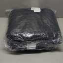 HARBOREST Chair Cushions for Dining Chairs Set of 2 - Chenille Tufted Kitchen Chair Cushions with Ties and Non-Slip Bottom, Foam Chair Pads for Dining Chairs, 17" x 17", Black