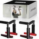 Jayflex CrossGrips Compact Pull Up Bar - Pull Up Bar Door Frame for Work from Home Fitness - Adjustable Door Frame Pullup Bar Handles - 250 lbs Capacity