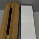 upsimples Floating Shelves for Wall, Wall Shelves for Decor Storage Set of 6, Wall Mounted Wood Shelf for Bedroom, Living Room, Bathroom, Kitchen, Picture Ledge Shelf, White (15.7in)