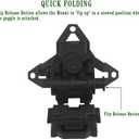 Tactical Night Visions NVG L4G69 Mount, Helmet Nylon Adapter Attachment PVS15/PVS18/PGPNVG18 Gear for Fast 3-Hole Helmet Accessories