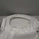Premium Elongated Toilet Seat with Slow-Close Design, Adjustable Hinges & Quick Removal Mechanism - Plastic Toilet Seat - Fits Standard Elongated Toilets - Oval Toilet Seat in White