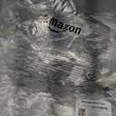 Amazon Essentials Girls' Little Long Heavy-Weight Hooded Puffer Jackets, Metallic Silver, Large