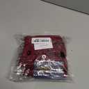 AOFITEE Medium Fleece Dog Sweater, Stretchy Dog Fleece Pullover for Boy Girl, Cozy Sleeveless Dogs Sweatshirt for Fall Winter, Thermal Oli Pet Sweaters Indoor Outdoor, Red M