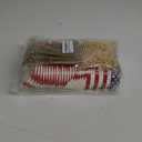 Charcuterie Cups With Sticks - [50 Cups + 200 Picks + 50 Bags & Ties] -14 oz Kraft Charcuterie Cups with Cocktail Picks (3 Types) - Disposable Paper Appetizer Cups - Popcorn Boxes - French Fry Holder