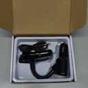 Nulaxy [2026 KM18 Upgraded Version] 48W Bluetooth 5.4 Car Adapter with Fasting Charging Ports [PD 30W & QC3.0 18W], Supports HandsFree Call, 1.44" Screen Wireless Radio FM Transmitter, Black