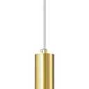 Mid Century Green Glass Pendant Light Farmhouse Striped Glass Pendant Lights Kitchen Island Adjustable Hanging Light for Bedroom Dining Living Room(7.87 Inch)