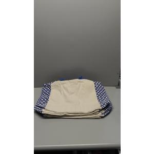 Beach Tote Bag Large Sandproof Storage Bag with Handles for Beach Sports Vacation
Color: Beiga/Blue pattern 6pcs