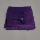 Foaincore 2025 Year Preschool and Kindergarten Graduation Gown Cap Tassel Set with 2025 Charm Printed Stole Grad Gift (Purple, 30)