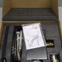 Oil Rubbed Bronze Freestanding Tub Faucets Bathtub Fillers Floor Mounted Mount Faucet Filler for Tubs Bathtubs LLGG High Flow 11.9GPM Bathroom with Handheld Shower RIGOBAL