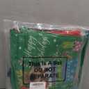 Locmeo 12 Pcs Christmas Drawstring Gift Bags Christmas Wrap Bags Sack Polyester Gift Wrapping Backpack with Wearable Drawstring for Holiday