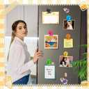 Grtard 24pack Magnetic Clips, Cute Magnet Clips for Fridge, Colorful Magnetic Clips Heavy Duty, Strong Magnetic Clip Magnets, No-Scratch Magnetic Clips for Refrigerator, Whiteboard, Locker, Classroom