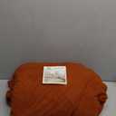 H.VERSAILTEX 3 Piece Stretch Sofa Covers for 2 Cushion Loveseat Couch Covers for Living Room Sofa Slipcovers (Base Cover Plus 2 Seat Cushion Covers) Thicker Jacquard Fabric(Medium Sofa, Rust)