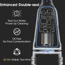 Cordless Handheld Pool Vacuum Cleaner 1110 GPH True Strong Suction 60min Run-time 40m Ultra Fine Mesh Filter for Leaves Debris,with Aluminum Pole&Angle Head for Hot Tubs,Inground &Above Ground Pools