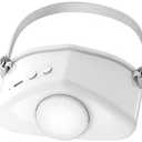 4 in1 Anti Snoring Device with Gentle Moisturizing Mist,Wearable Nose Snoring Aid with Adjustable Airflow,Drug-Free Night Breathing Support for Dry Air,Travel-Friendly Sleep Accessory (White, m)