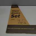 OEM Quality Windshield Wiper Blades, 18 and 18 DSV Standard Car Wiper Blades With Universal U/J Hook Only, Automotive Replacement Wiper Blades for my Car, Water Repellency Wiper Blade, Pack of 2