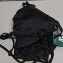 Buauty Women's String Bikini Sets Sexy Halter Two Piece Swimsuit Padded Top Side Tie Enhance Shape XS-XL (Large, Black)