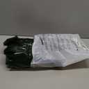 AmazerBath No Hook Shower Curtain Liner, 100% EVA Heavy Duty Hookless Shower Curtain and Liner 3-in-1, 72x75 Luxury Soft Shower Liner with 3 Heavyweight Stones, Clear Green (Rainbow Emerald)