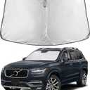 EcoNour Windshield Sunshade Compatible for Volvo XC90 2016-2024 2025 2026, Sun Visor for Front Windshield & Window Sun Shade Cover, UV Heat Blocker & Protector, Car Accessories