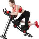 Fitlaya Fitness ab machine, ab workout equipment for home gym, Height Adjustable ab trainer, foldable fitness equipment.