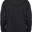 Gary Com Fleece Hoodies for Men Zipper Lightweight Spring Long Sleeve Active Mens Jackets Sports Full Zip Sweatshirts (Black)