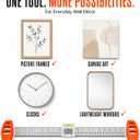 Picture Hanging Tool with Built in Level,Magnetic Nail Hanger,Ruler,30nails