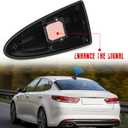 Shark Fin Antenna Cover fit for Hyundai Sonata 2015-2019, for Kia Optima 2014-2020,for Elantra Sedan 2011-2016,for Genesis Sedan G80 2015-2017 (Real Carbon Fiber(Specified Part))