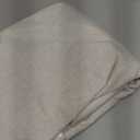 QJmydeco 107 Inch Long Insulated Backout Curtains, 9ft Floor Length Elegant Curtain for Living Room Thick Soundproof/Block Out/Draps for Bedroom Windows (W50 xL107 2Panels Natural Tan Linen)