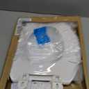 Mayfair Cassel Slow Close Toilet Seat, Easy Clean, Non Slip Premium Wood Seat, Easy Install, Made in USA, Round, White