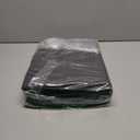 Black Shelf Liner for Under Sink - 5 mm Thick Strong Grip Non-Slip Large Toolbox Drawer Mat for Wire Shelving Cabinet - 24 in Wide  68 Inch