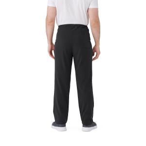 AVE Broadway Unisex 3-Pocket Straight Leg Scrub Pants, Black, Large