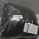 Lianlive Womens Cropped Puffer Jacket Winter Oversized Black Short Quilted Padded Jackets Puffy Outerwear Coat (Medium)