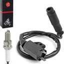Ignition Coil Pack and spark plug + CAP For Kawasaki Brute Force 650 4x4i 4x4 2005-2013 Prairie 650 700 2002-2006 Brute Force 750 2005-2007 Teryx 750 2008