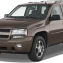 Retractable Cargo Cover Compatible with Chevy Chevrolet Trailblazer GMC Envoy 2002-2009 Shield Security Shade Privacy Screen Tonneau Luggage Trunk Organizers (Carbon Fiber Texture)