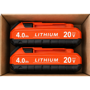 2 pcs 4.0 ah Lithium 20v