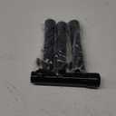 4pcs Folding Table Leg Extenders, 2 Levels Adjustable Height Rise Up to 5.3 in, Heavy Duty Steel Table Risers for Straight and Bent Legs, Reduces Stooped Work, Black