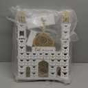 Ramadan Wooden Countdown Calendar Eid Mubarak Decorations Mosque Advent Calendar with Drawers Eid Mubarak Countdown Til Eid Gift Ramadan Wooden Craftwork for Kids Ramadan Party Decorations