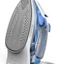 Mini Steam Iron for Clothes, 1100W Small Iron with Non-Stick Soleplate, Grey