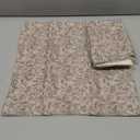 Amor Virisso Floral Throw Pillow Covers 18x18 Set of 2 Vintage Block Print Pillow Covers Decorative Pillow Covers Couch Pillows for Living Room Farmhouse Accent Sofa Pillows, Yellow/Sand