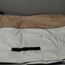 Outdoor Raised Garden Bed Winter Cover with Split Zipper,Waterproof Heavy Duty Cover for 48 x 24 x 30 inch Elevated Wood Planter Box Stand(Beige,Covers only)