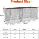 Batting Cage Net, 8x8x20 ft Heavy Duty Enclosed Batting Net With Door, Only Net, Not Include Poles and Frame, Professional Softball Baseball Nets for Batting and Pitching, Batting Cages for Backyard