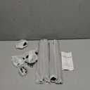 Cast Iron Wall Mounted Clothes Rack, Heavy Duty Industrial Pipe Clothing Rack for Hanging Clothes, Garment Racks for Wardrobe Organizers and Storage, DIY Closet Rods Closet Bar (Black 4 Pack, 12 in)