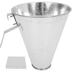 Cabilock Chicken Killing Cone Plucker, Stainless Steel Restraining Poultry Processing Cones Funnel for Chicken, Birds and Turkeys Farm Products Up to 3KG, 28x23.5cm (P53101JJA11MJ)